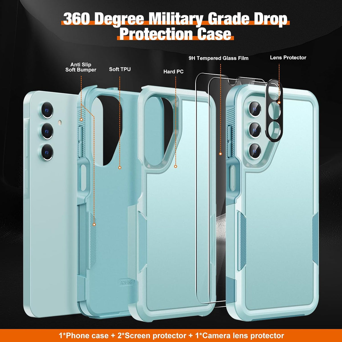 Shockproof phone case for Samsung Galaxy A17 5G/4G