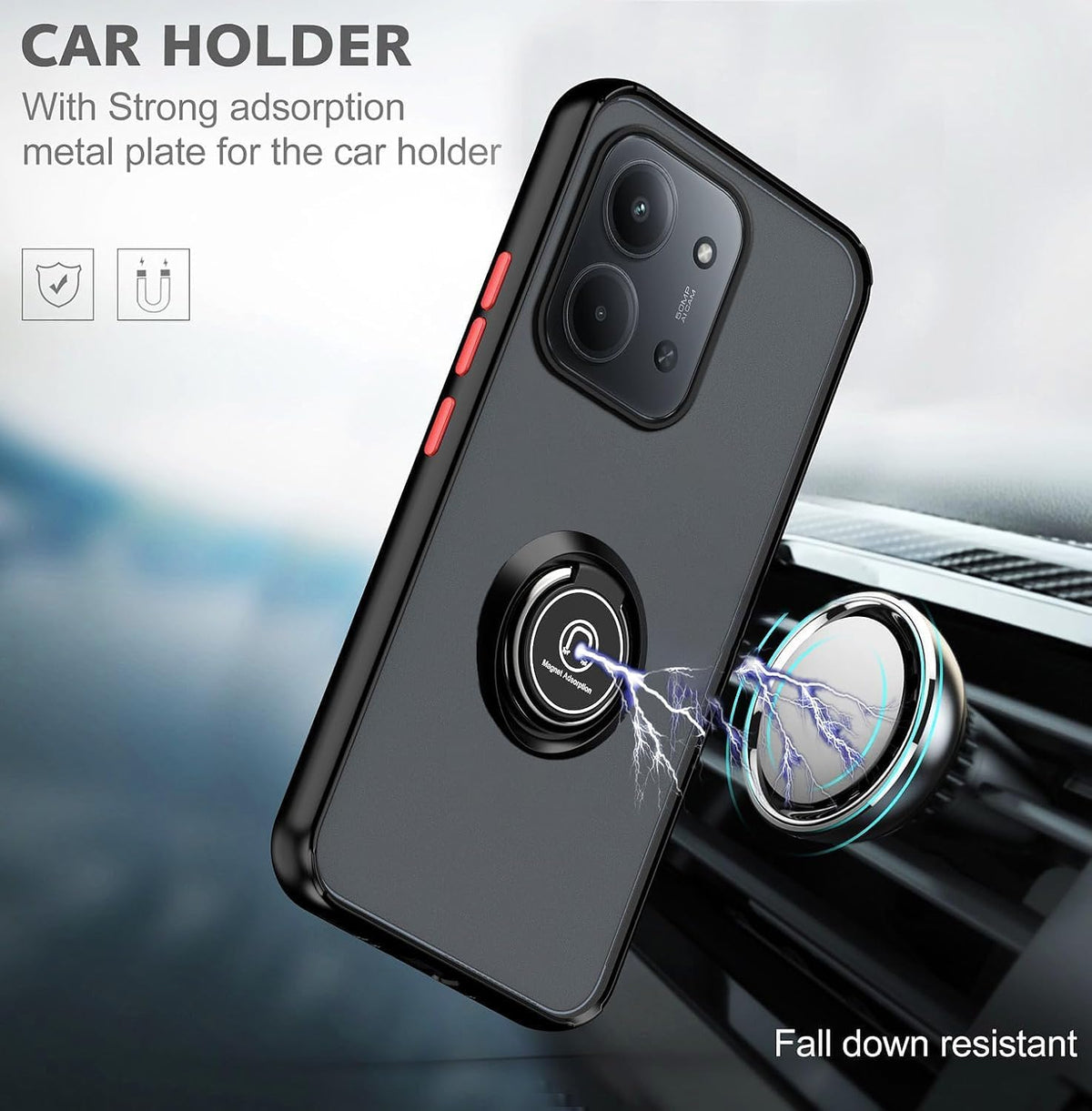TPU + Hard PC Drop-Proof Phone Case for Xiaomi Redmi 15C 4G