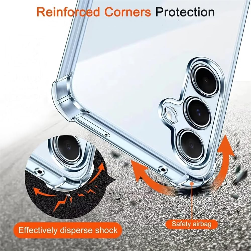 TPU clear phone case for Samsung Galaxy A55 5G
