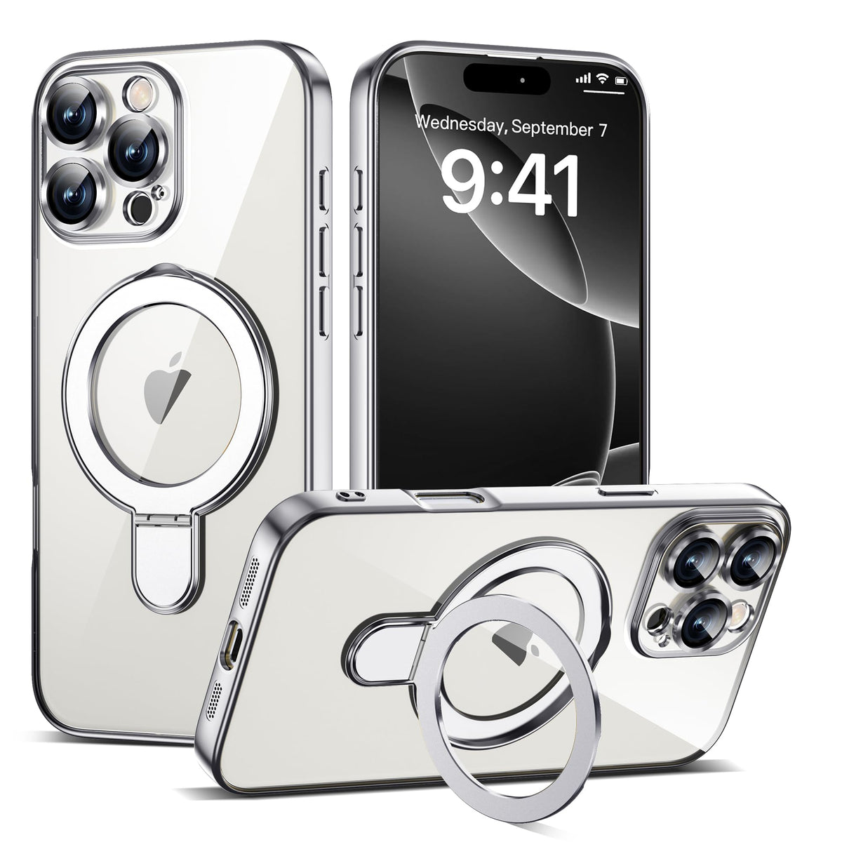 Magnetic [MagnSafe Compatible] Soft Electroplated Phone Case for iPhone 16 Pro