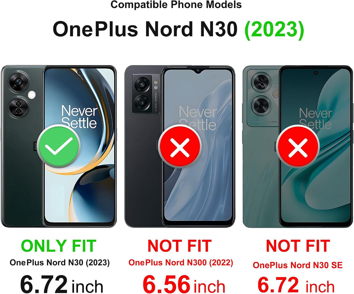 Military-grade shockproof phone case for OnePlus Nord N30 5G