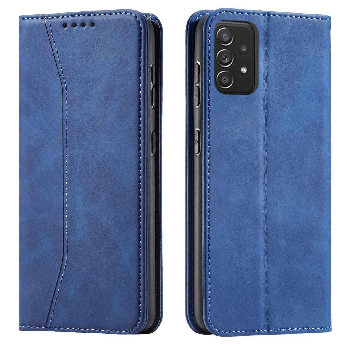 Magnetic genuine leather phone case for Samsung Galaxy S6