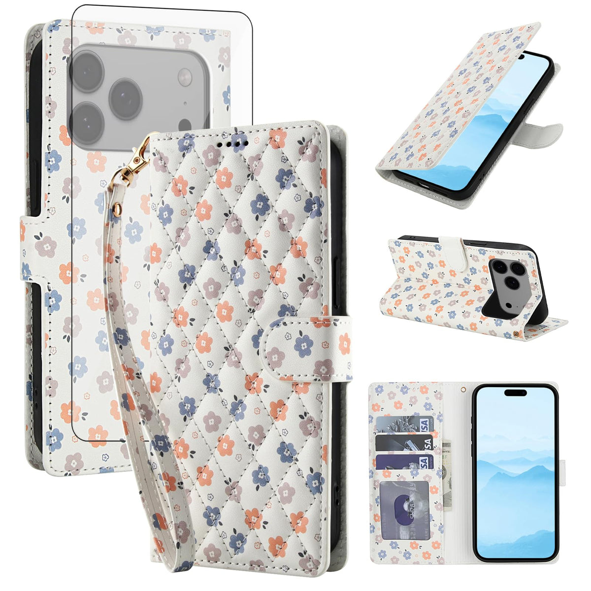 Shock-proof phone case with screen protector for iPhone 17 Pro Max