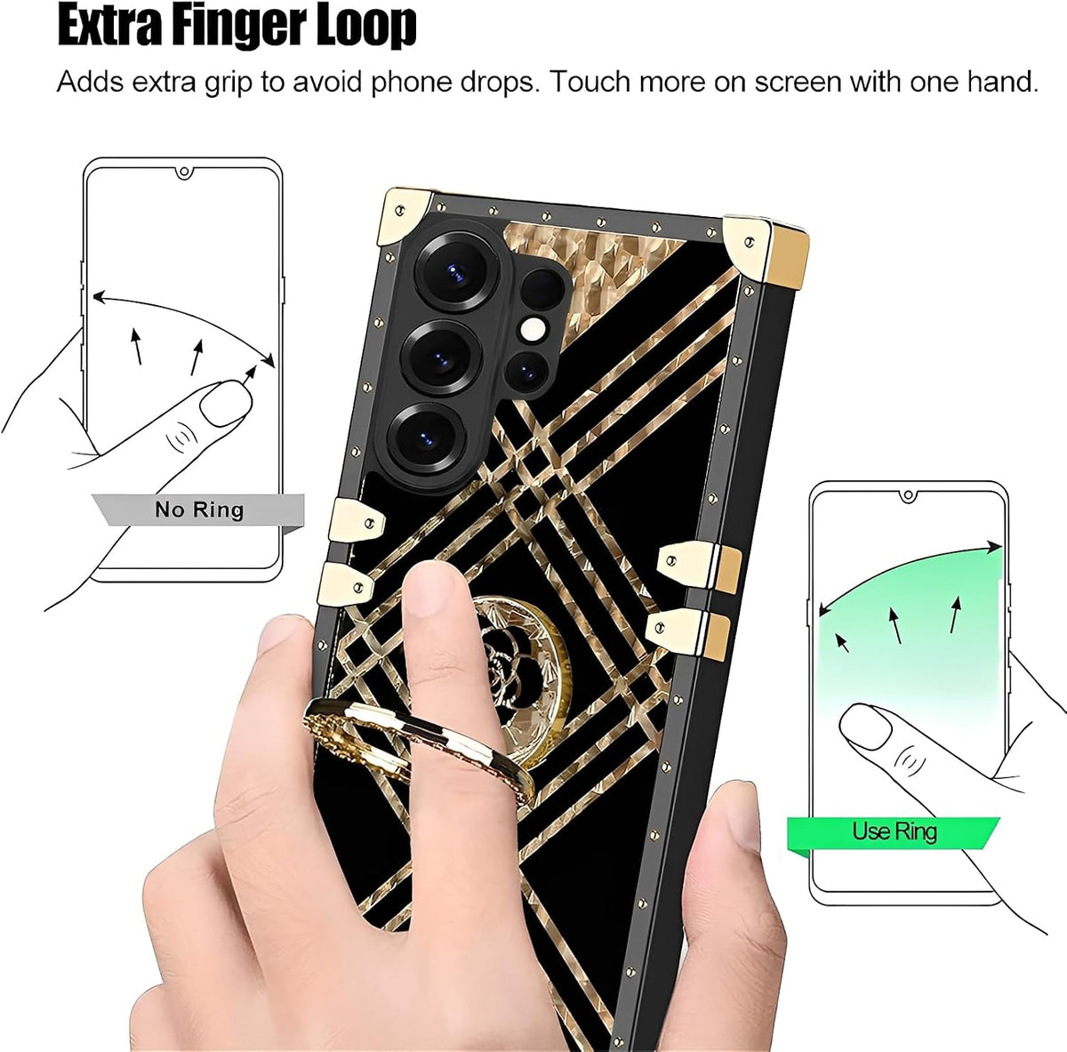 TPU shockproof phone case with stand for Samsung Galaxy S26 Ultra