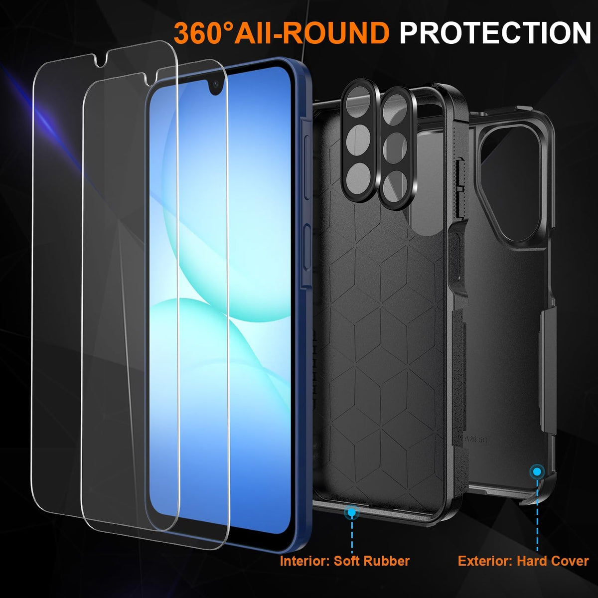 Anti-slip and shockproof phone case for Samsung Galaxy A17 5G