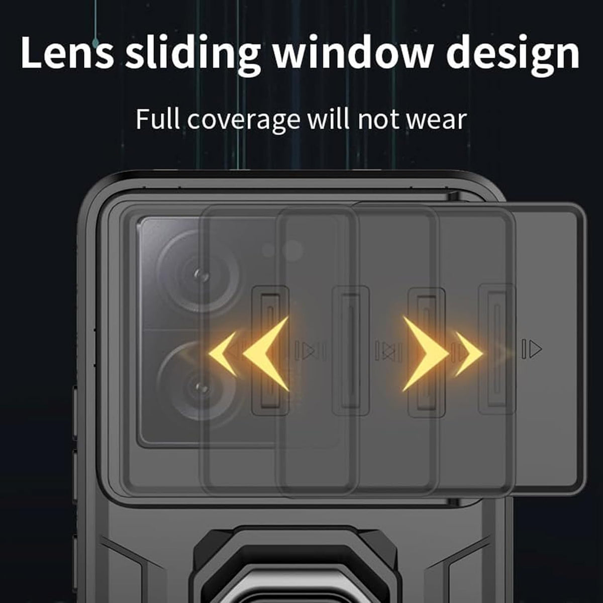 PC+TPU Shockproof Phone Case for Xiaomi Redmi 13C/Poco C65 + Screen P