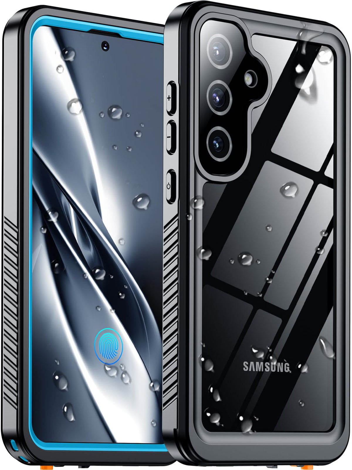 Military-grade shockproof and waterproof phone case for Samsung Galaxy S25
