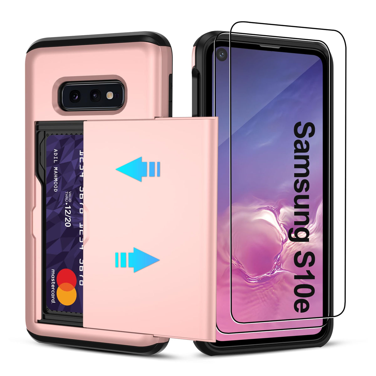 PC+silicone phone case with SIM card slot for Samsung Galaxy A56 5G