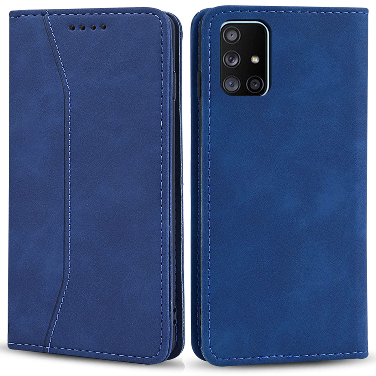 Magnetic genuine leather phone case for Samsung Galaxy S6