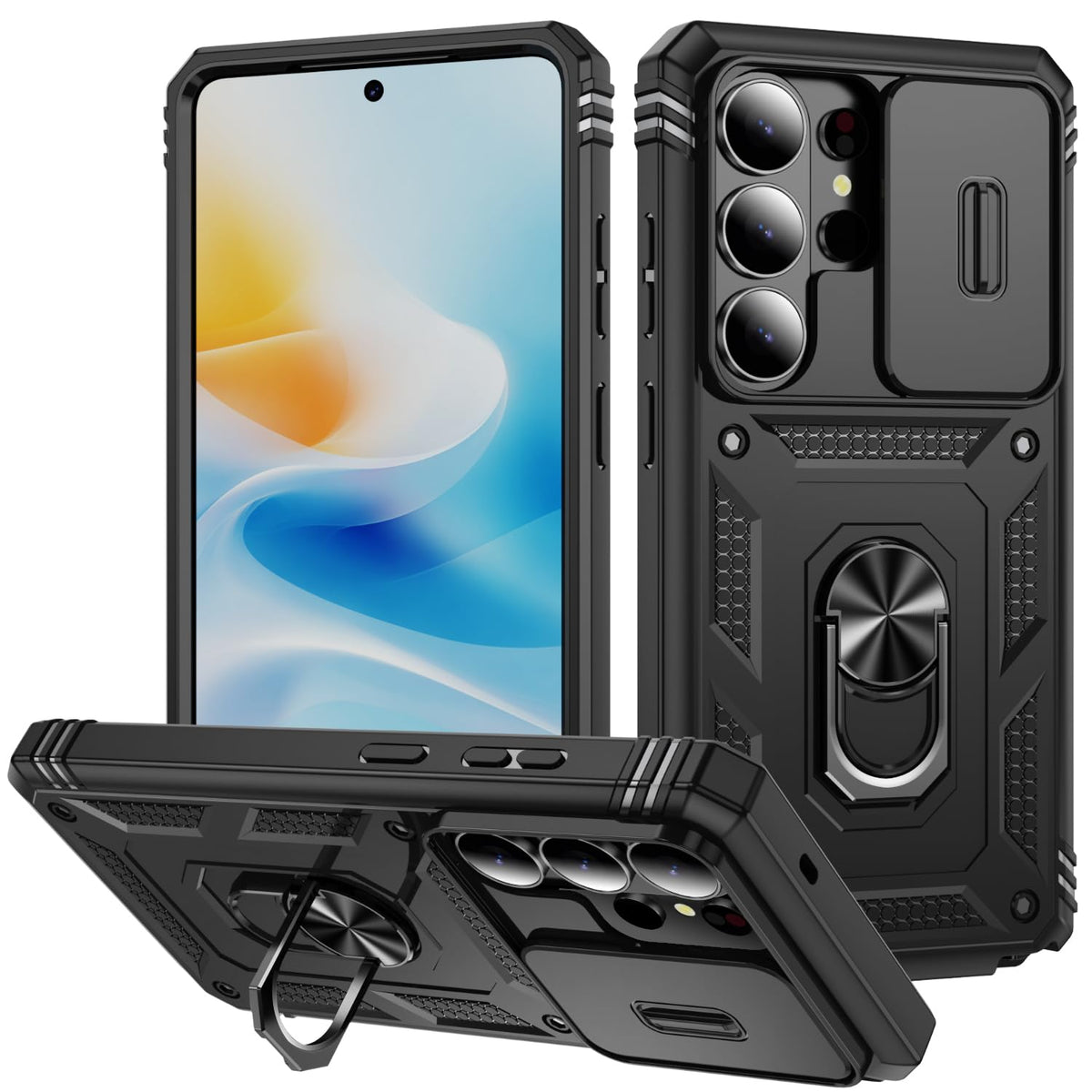 PC+TPU Shockproof  phone case  function for Samsung Galaxy S23 Ultra