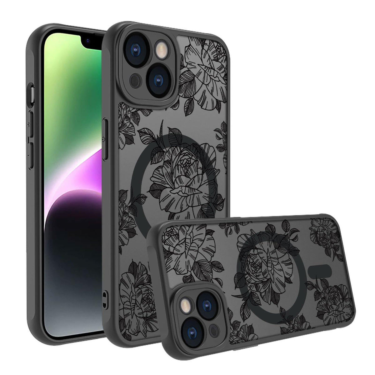 TPU shockproof magnetic phone case for iPhone 16