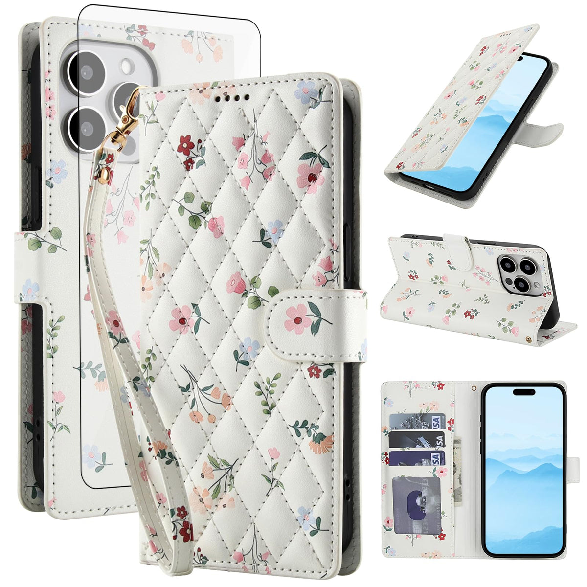 Shock-proof phone case with screen protector for iPhone 17 Pro Max