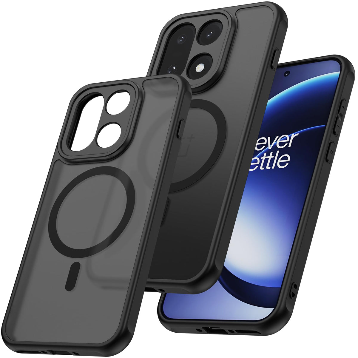 Magnetic military-grade shockproof phone case for OnePlus 15R [MagnSafe compatible]