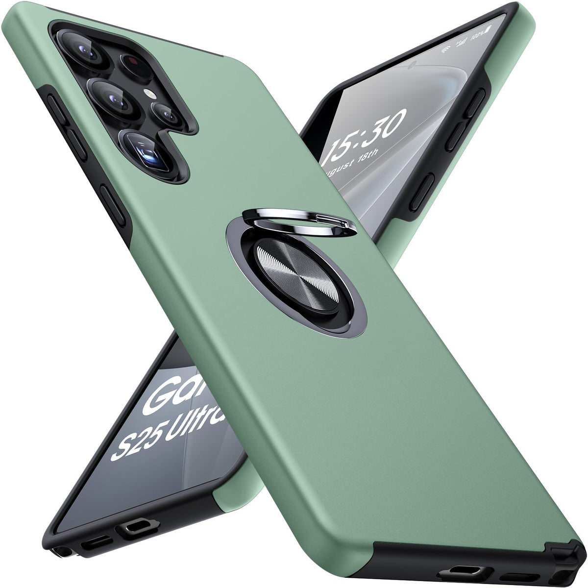 Shockproof phone case for Samsung Galaxy A56 5G, includes two screen protectors.