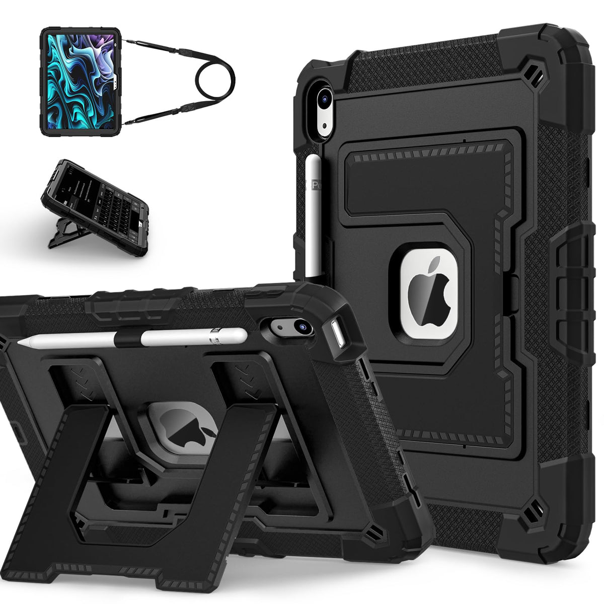 Shockproof Stand Tablet Case for iPad (A16) 11/10.9-inch