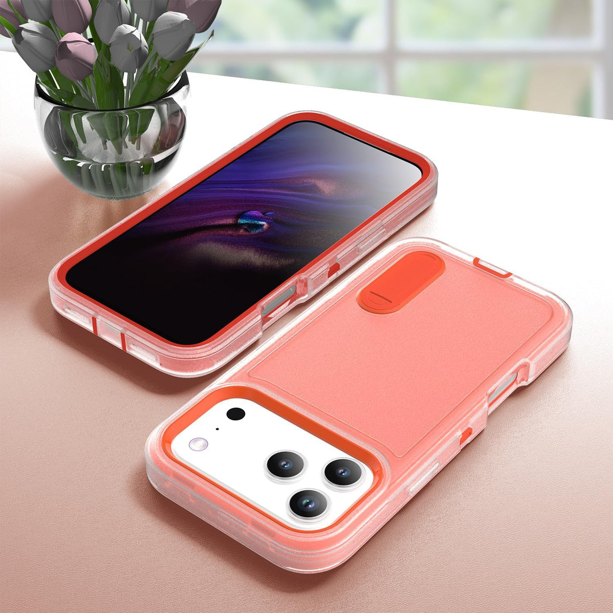 Shockproof Kickstand phone case for iPhone 17 Pro Max