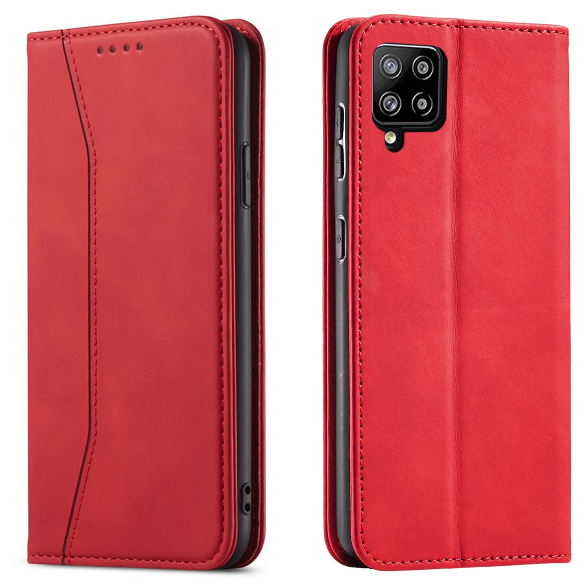 Magnetic genuine leather phone case for Samsung Galaxy S6