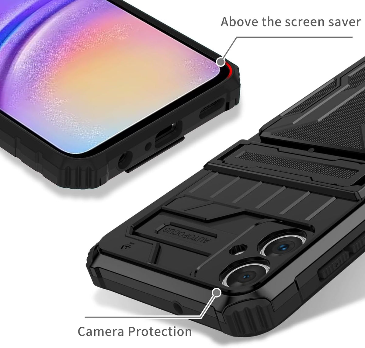 Hard PC phone case for Samsung Galaxy A05 with SIM card slot