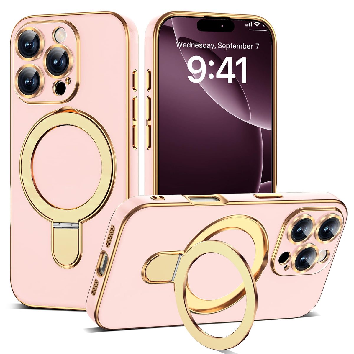 Magnetic [MagnSafe Compatible] Soft Electroplated Phone Case for iPhone 16 Pro