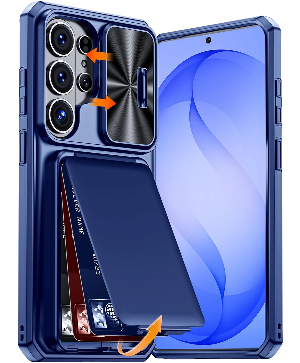 Wallet-style card slot phone case for Samsung Galaxy S26 Ultra