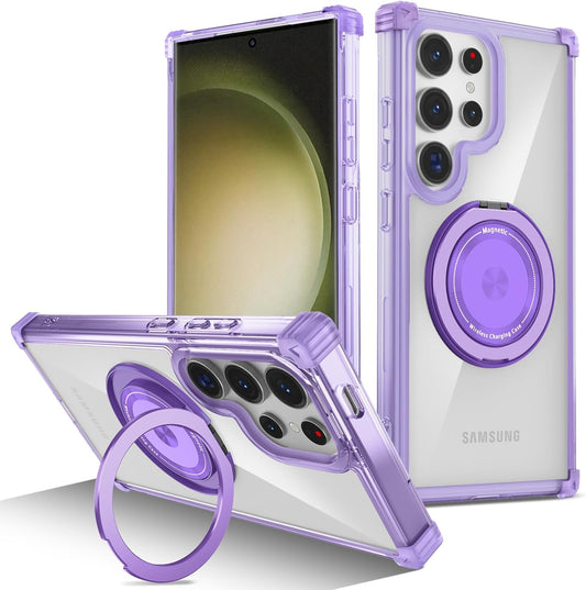 360¡ã Rotating Phone Stand Shockproof Phone Case for Samsung Galaxy S23 Ultra