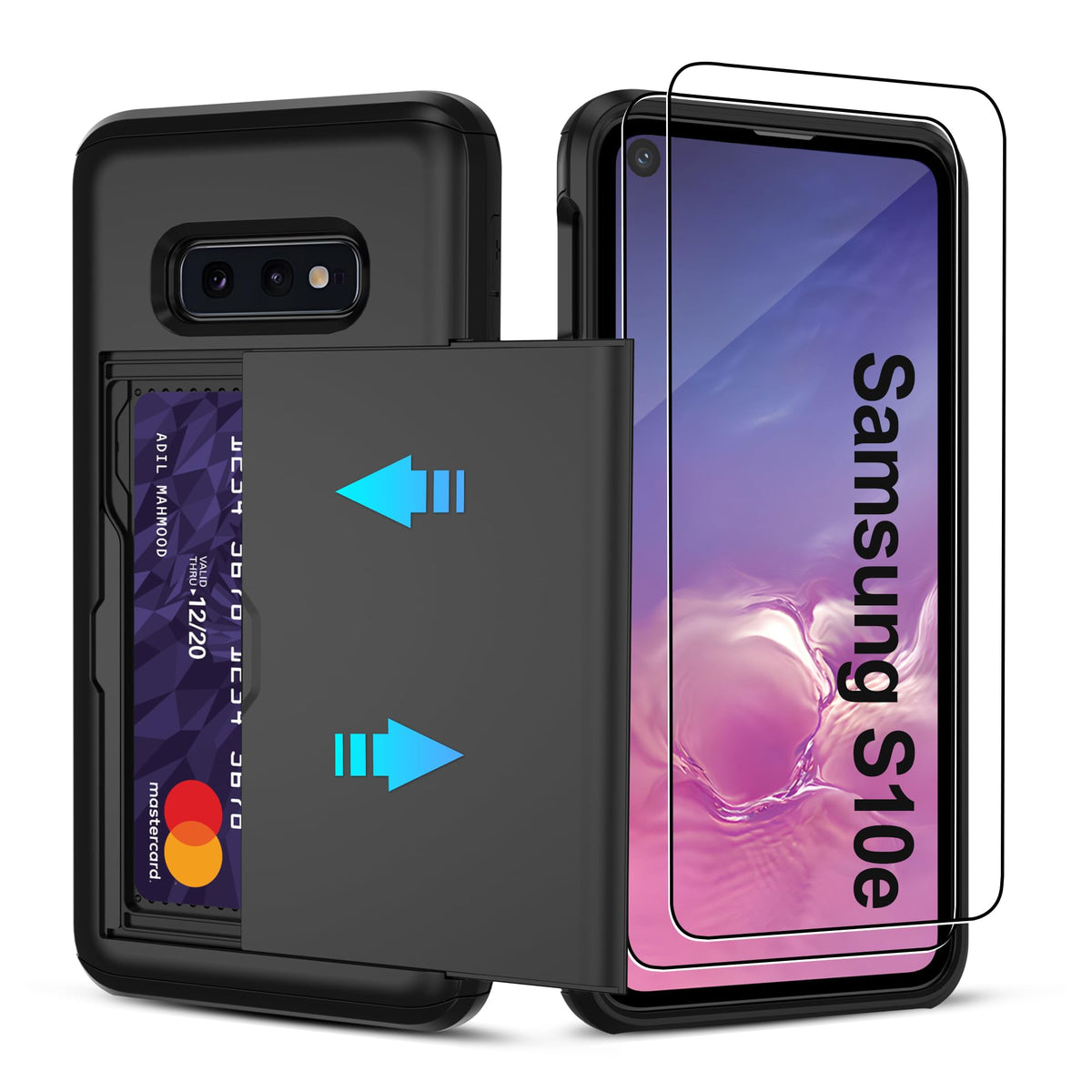 PC+silicone phone case with SIM card slot for Samsung Galaxy A56 5G