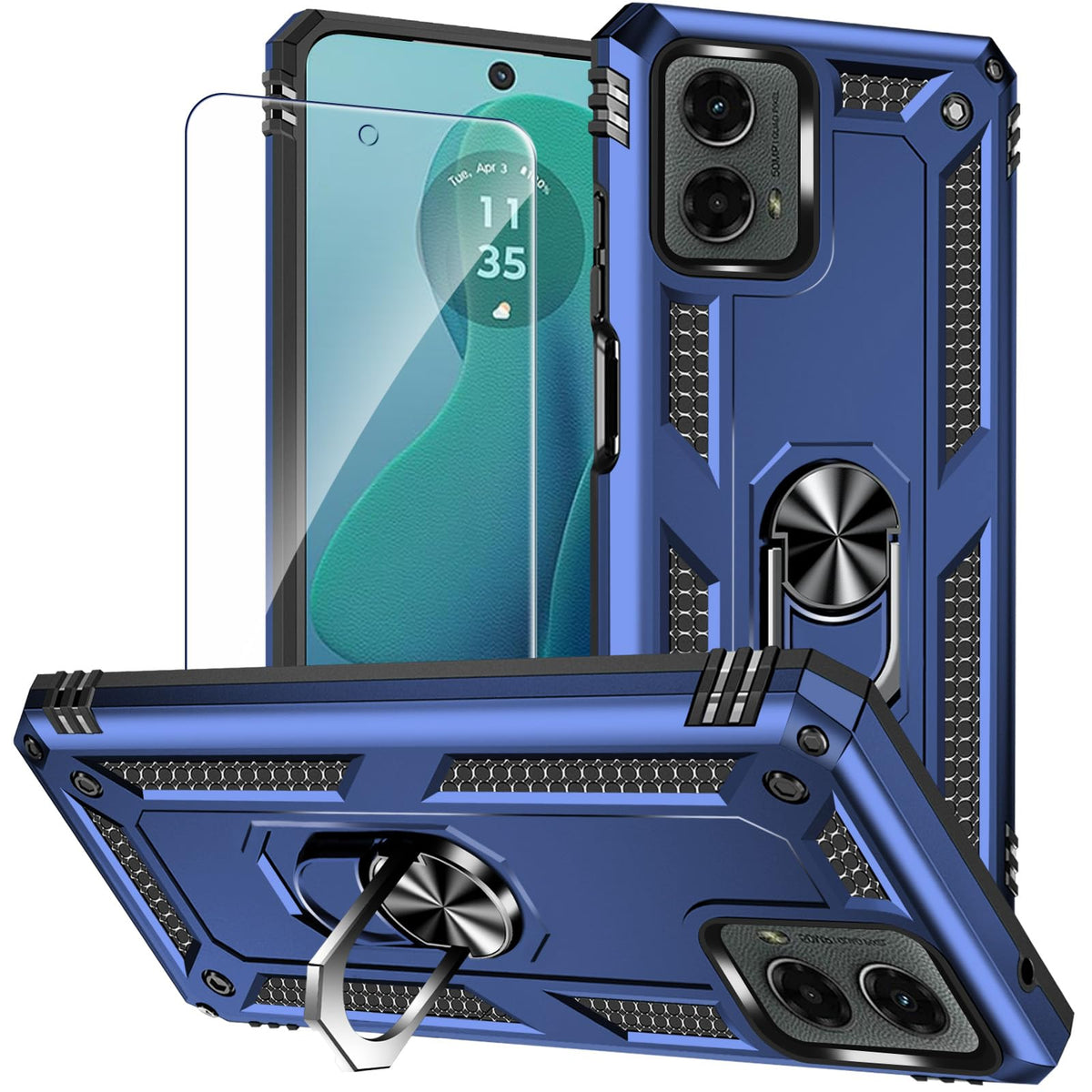 Shockproof phone case for Motorola Moto G 5G 2024 with screen protect