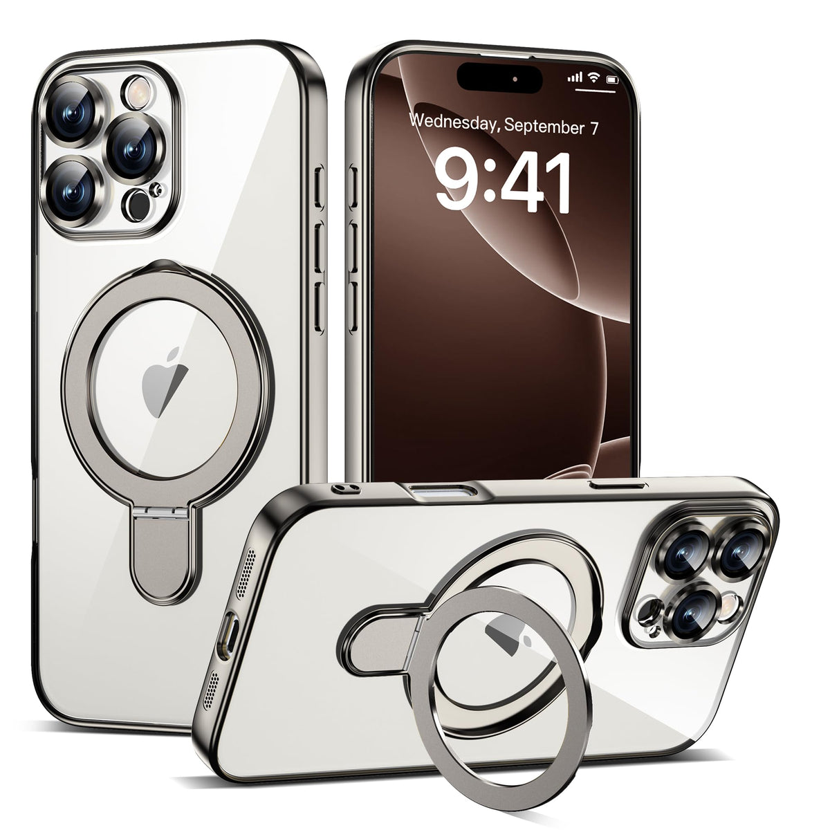 Magnetic [MagnSafe Compatible] Soft Electroplated Phone Case for iPhone 16 Pro