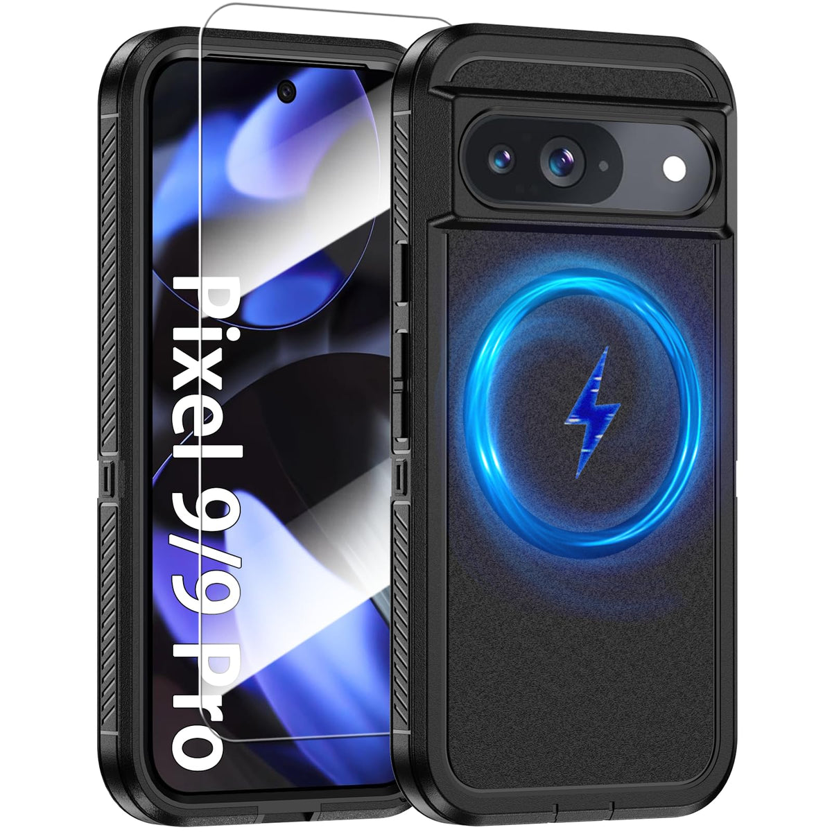 MagSafe Shockproof phone case for Google Pixel 8 Pro plus a screen pr