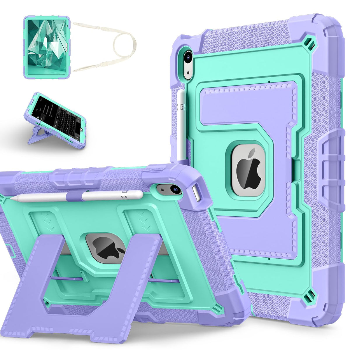 Shockproof Stand Tablet Case for iPad (A16) 11/10.9-inch
