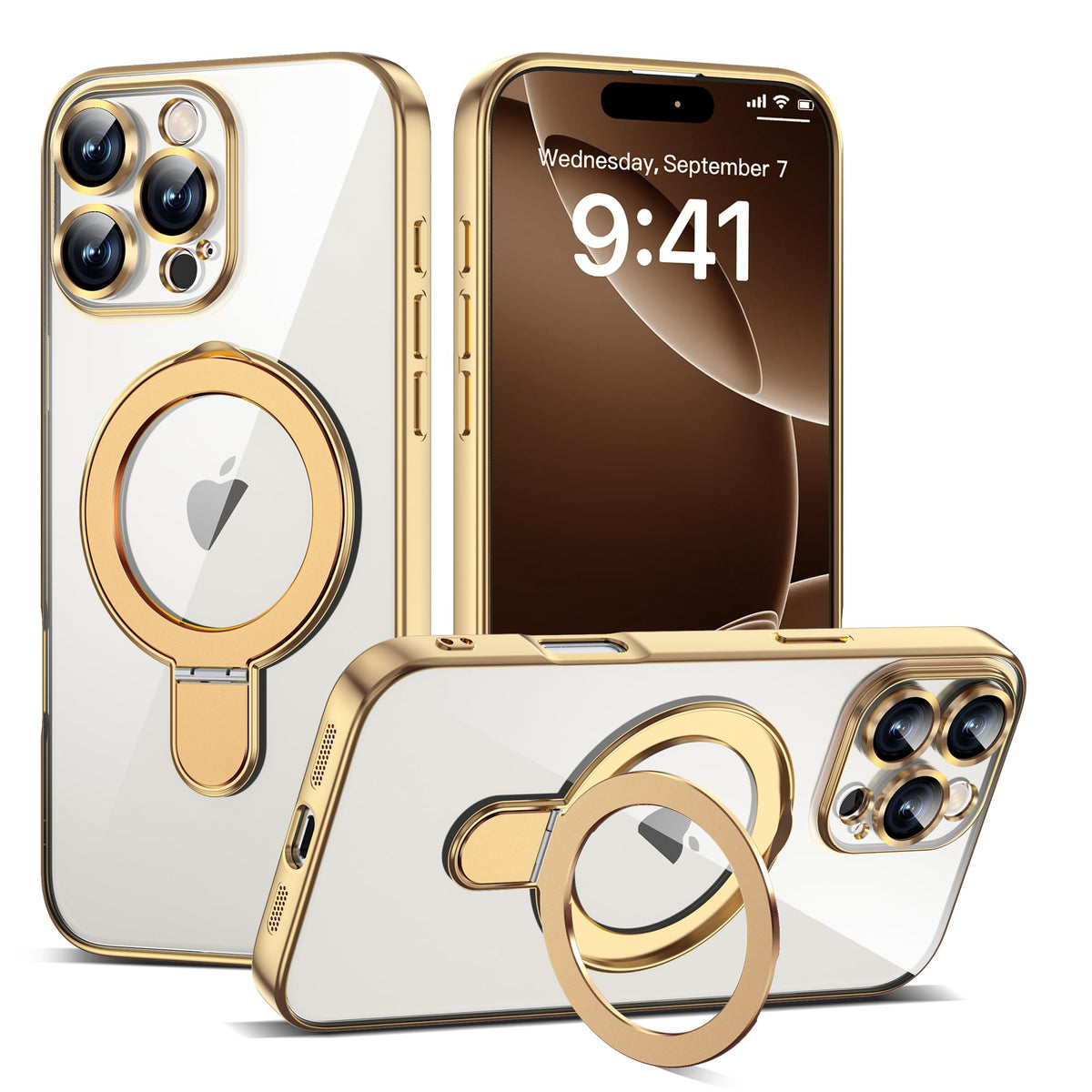 Magnetic [MagnSafe Compatible] Soft Electroplated Phone Case for iPhone 16 Pro