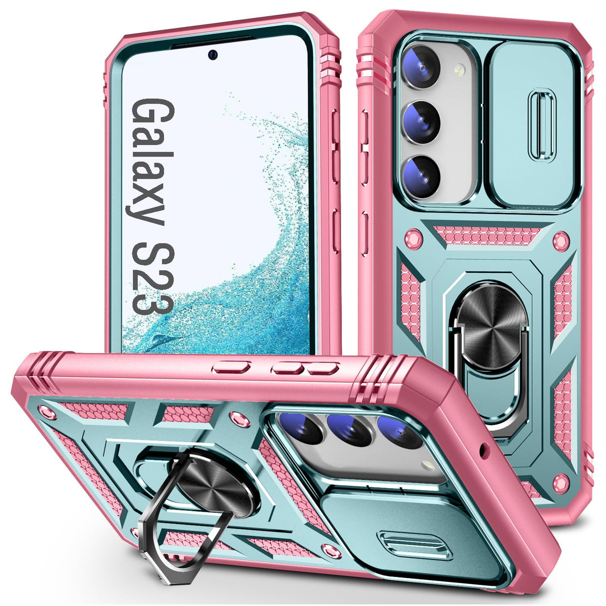 PC+TPU Shockproof  phone case  function for Samsung Galaxy S23 Ultra