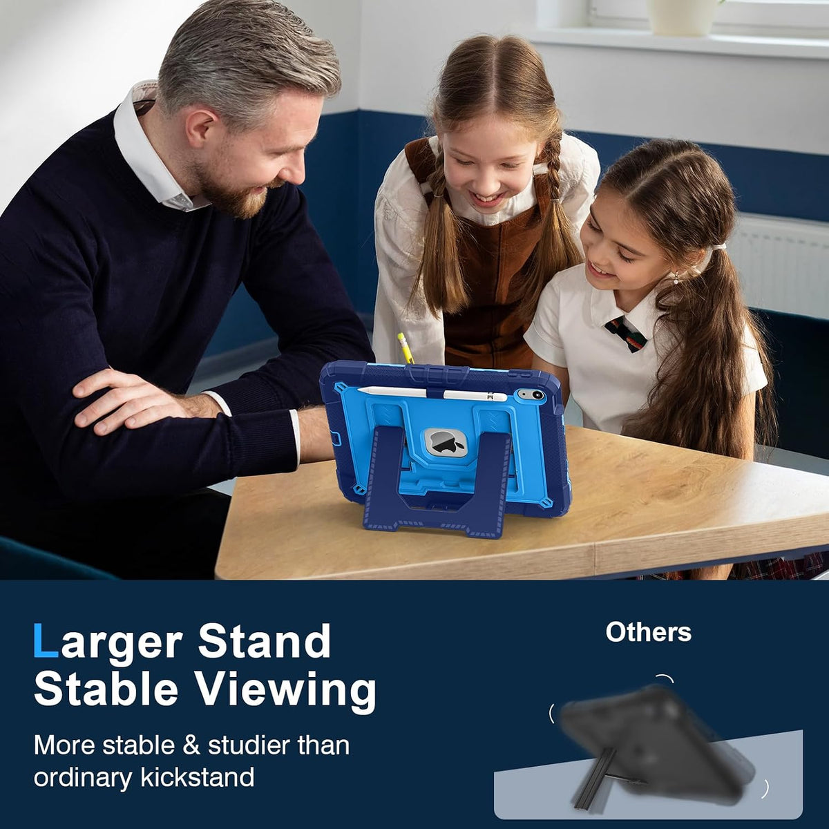 Shockproof Stand Tablet Case for iPad (A16) 11/10.9-inch