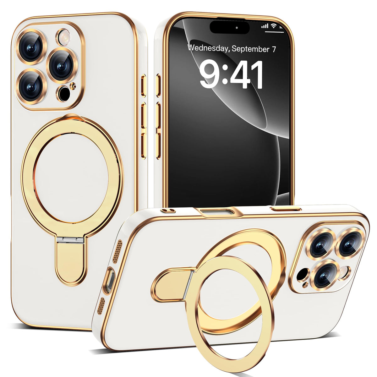 Magnetic [MagnSafe Compatible] Soft Electroplated Phone Case for iPhone 16 Pro