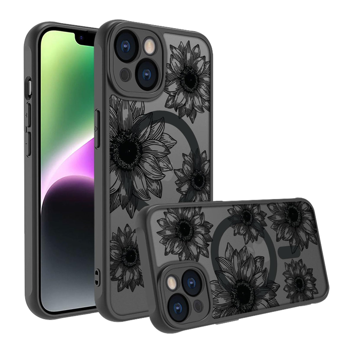 TPU shockproof magnetic phone case for iPhone 16