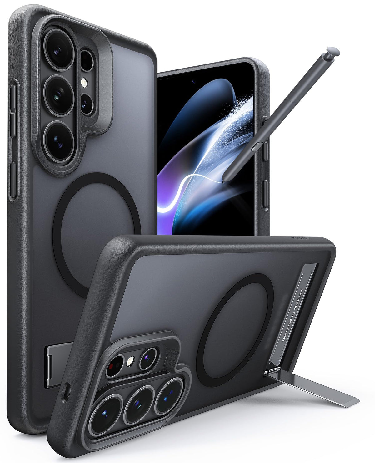 Magnetic shockproof phone case for  with built-in phone stand