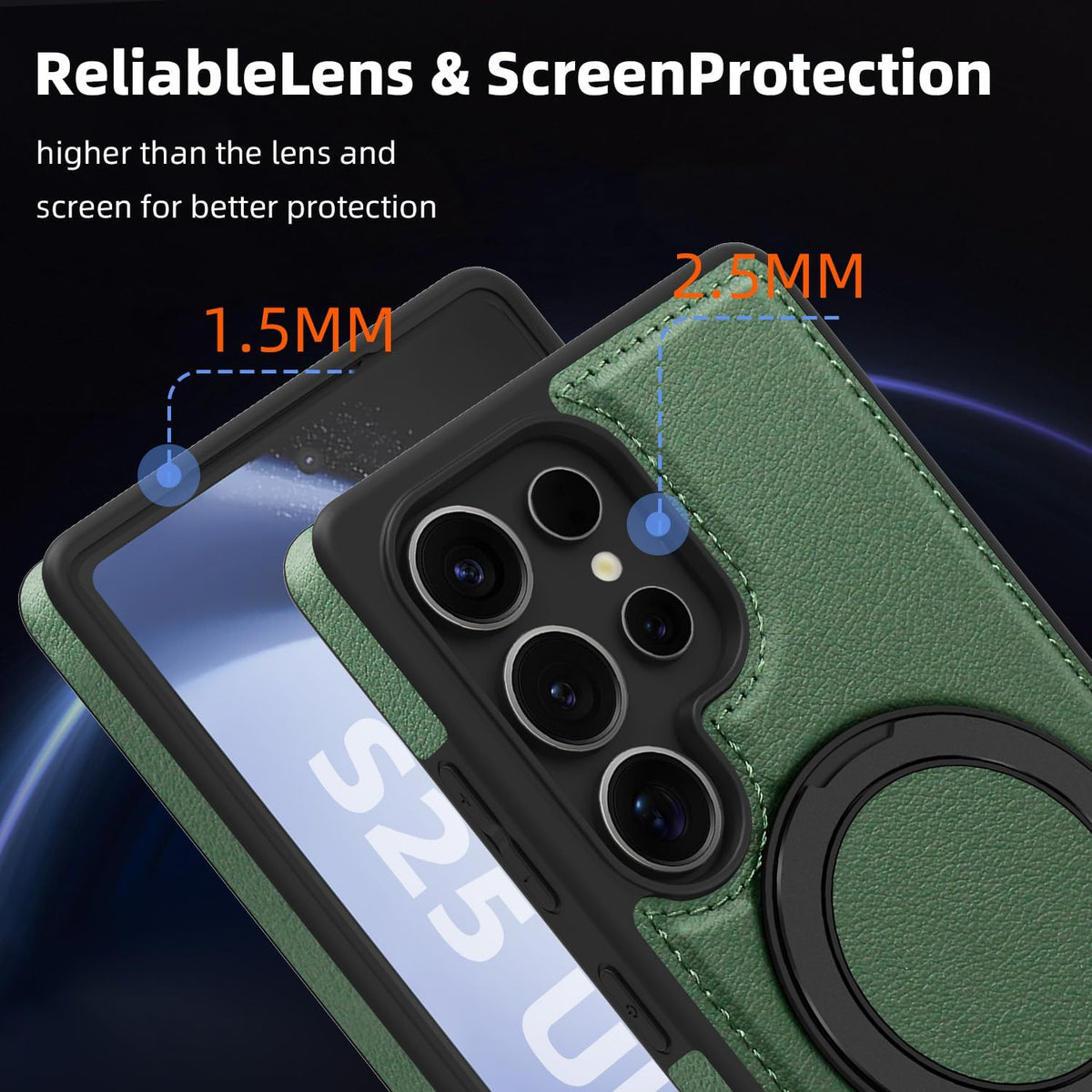 TPU+PC stand phone case for Samsung Galaxy S25 Ultra