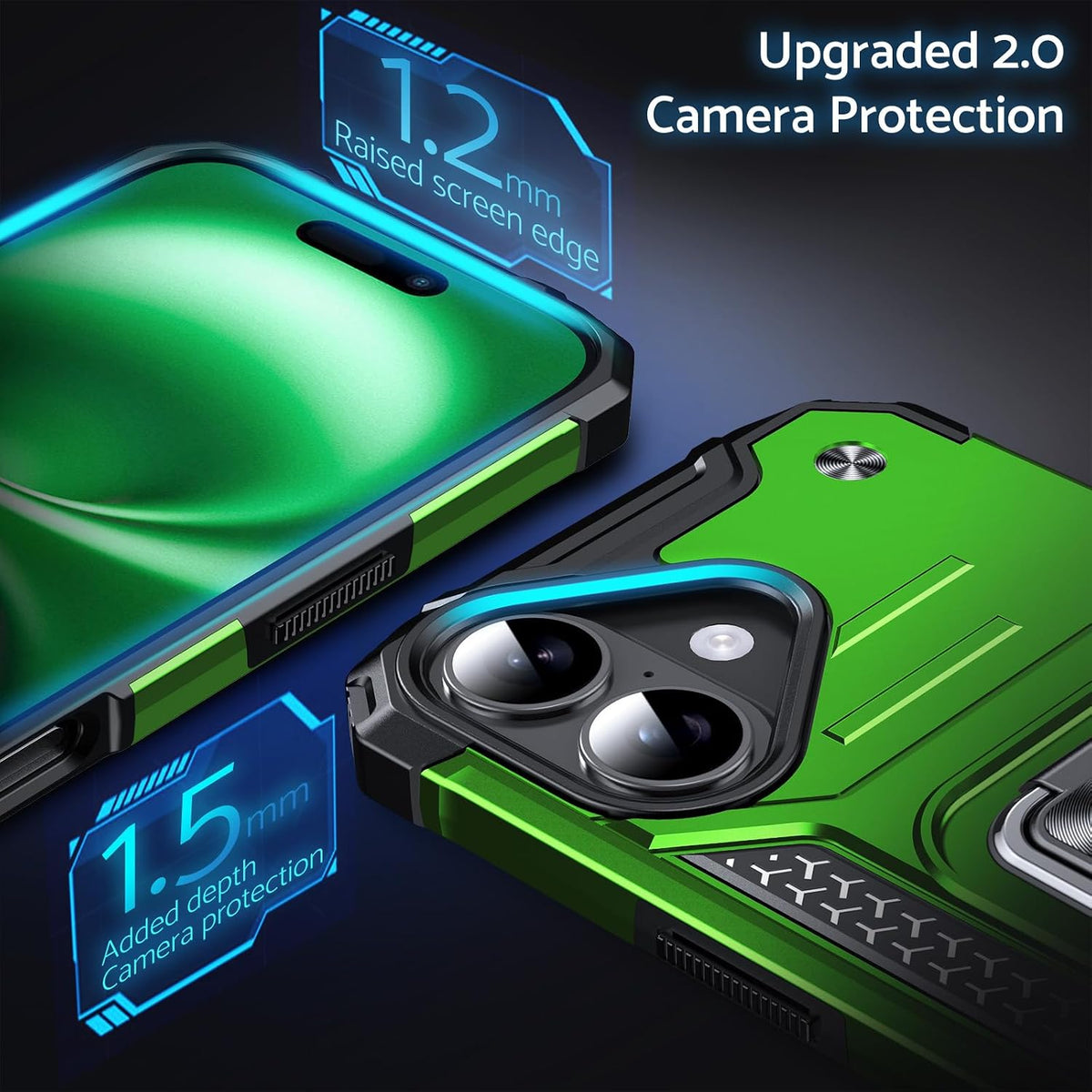 Military-grade shockproof phone case for iPhone 17