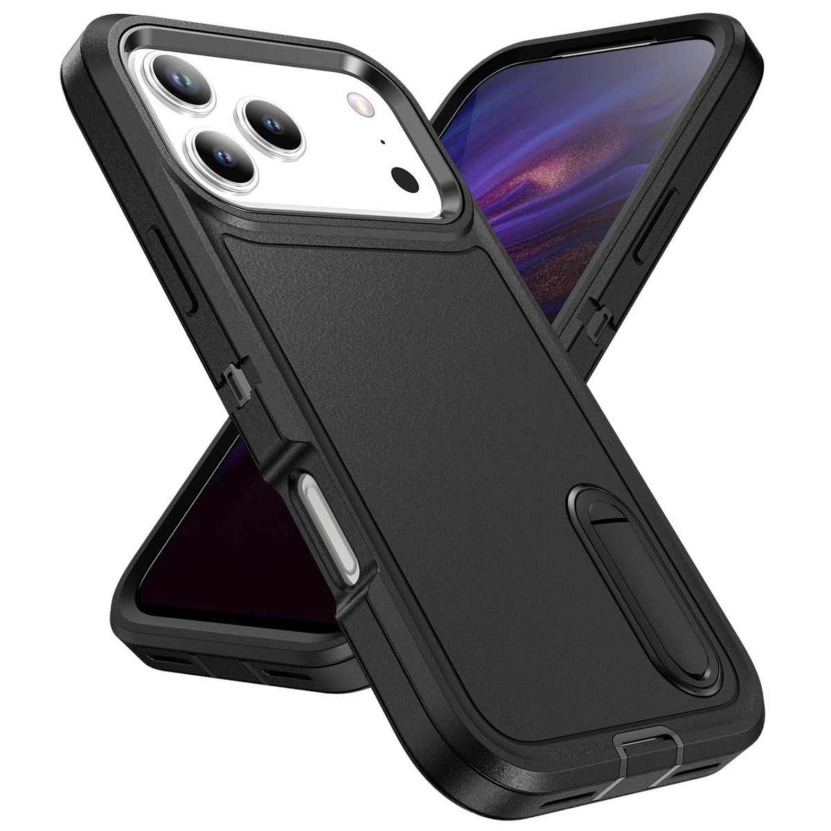 Shockproof Kickstand phone case for iPhone 17 Pro Max