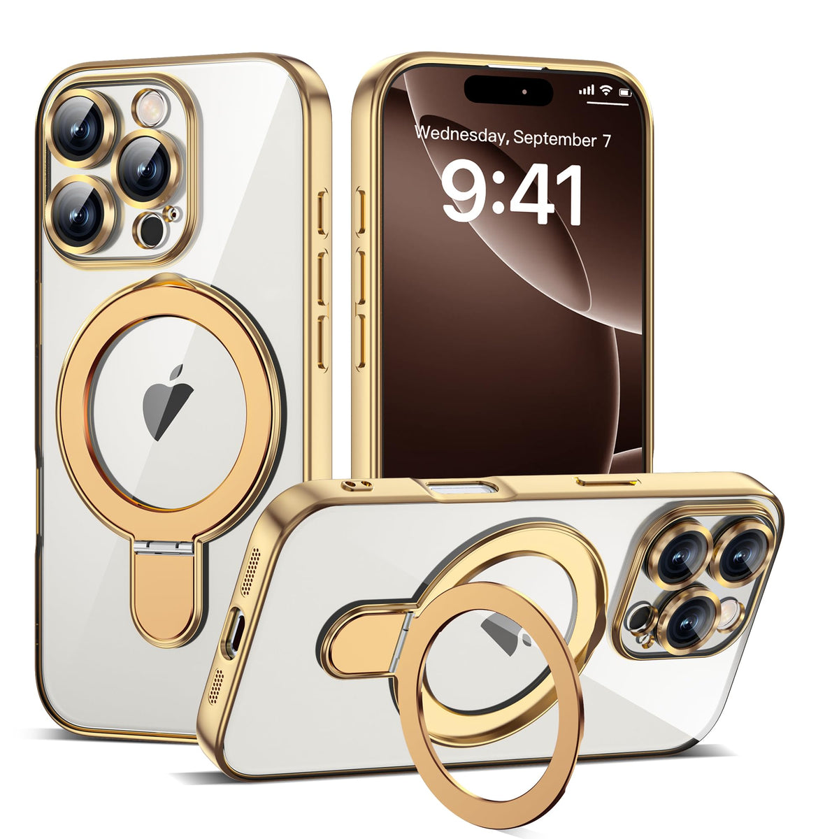 Magnetic [MagnSafe Compatible] Soft Electroplated Phone Case for iPhone 16 Pro