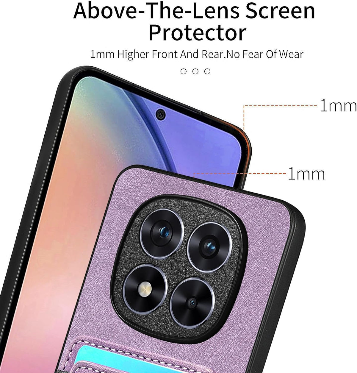 Leather phone case for Xiaomi Redmi Note 14 Pro 5G/Poco X7