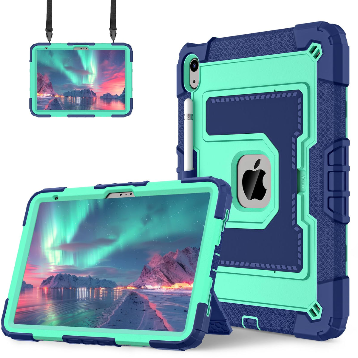 Shockproof Stand Tablet Case for iPad (A16) 11/10.9-inch