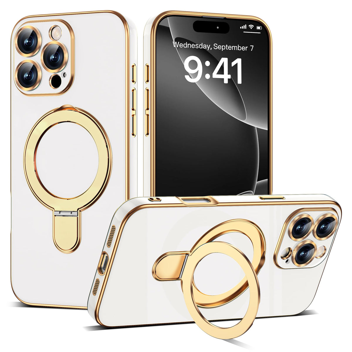 Magnetic [MagnSafe Compatible] Soft Electroplated Phone Case for iPhone 16 Pro