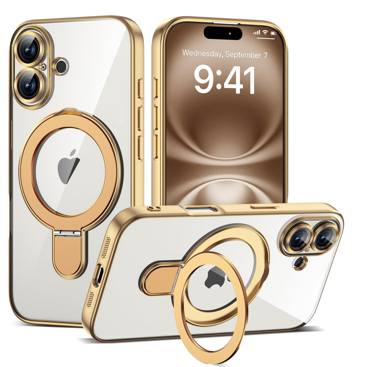 Magnetic [MagnSafe Compatible] Soft Electroplated Phone Case for iPhone 16 Pro
