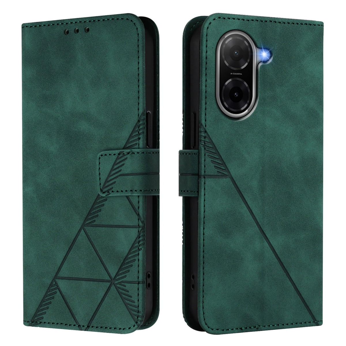 Faux PU leather business flip phone case for Xiaomi Redmi A5 4G