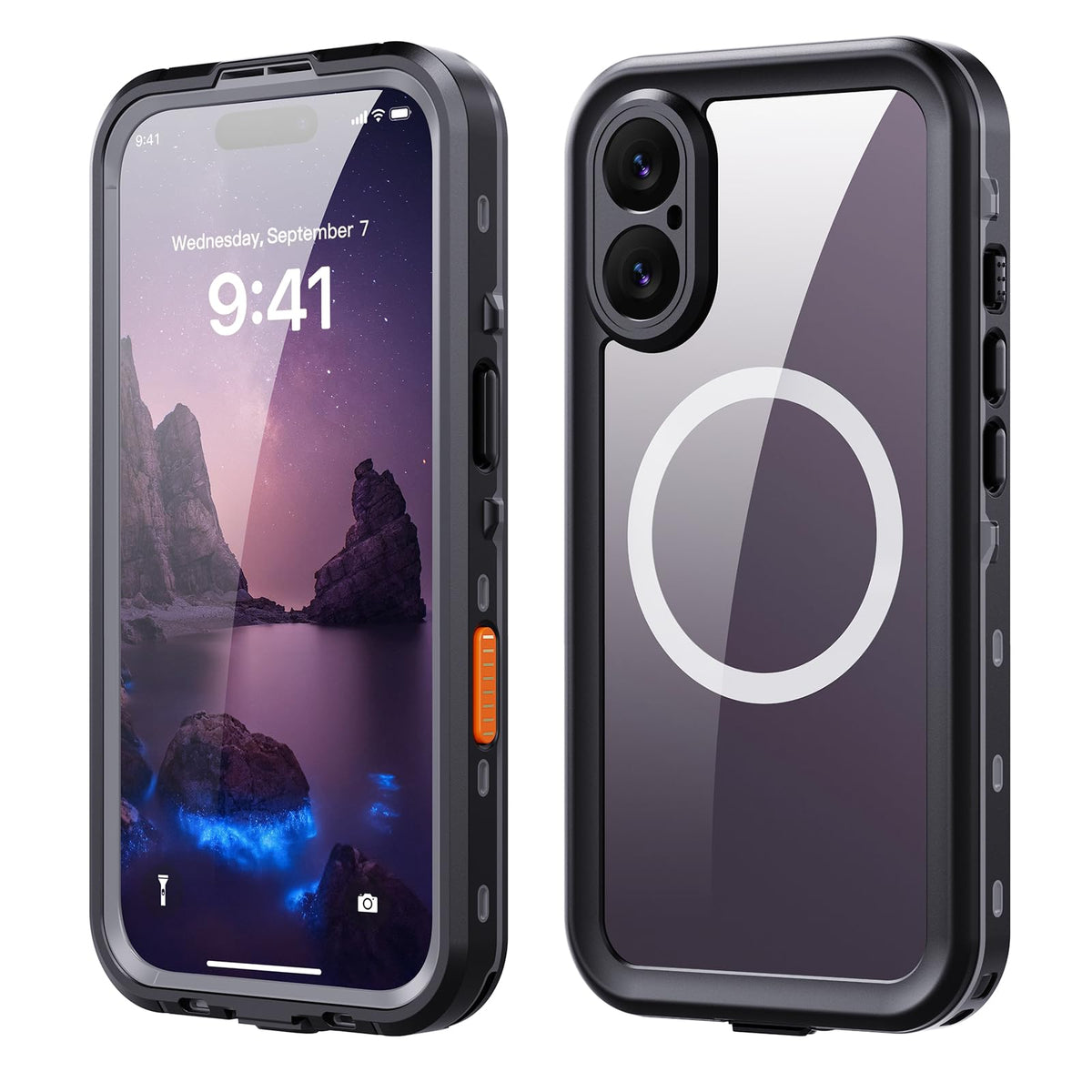 Waterproof phone case for iPhone 17 Pro Max/17 Pro/17 Air/17, compatible with MagSafe
