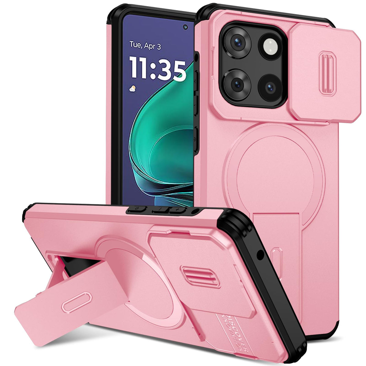 Magnetic shockproof phone case for Moto G Stylus 2025 (6.7-inch).