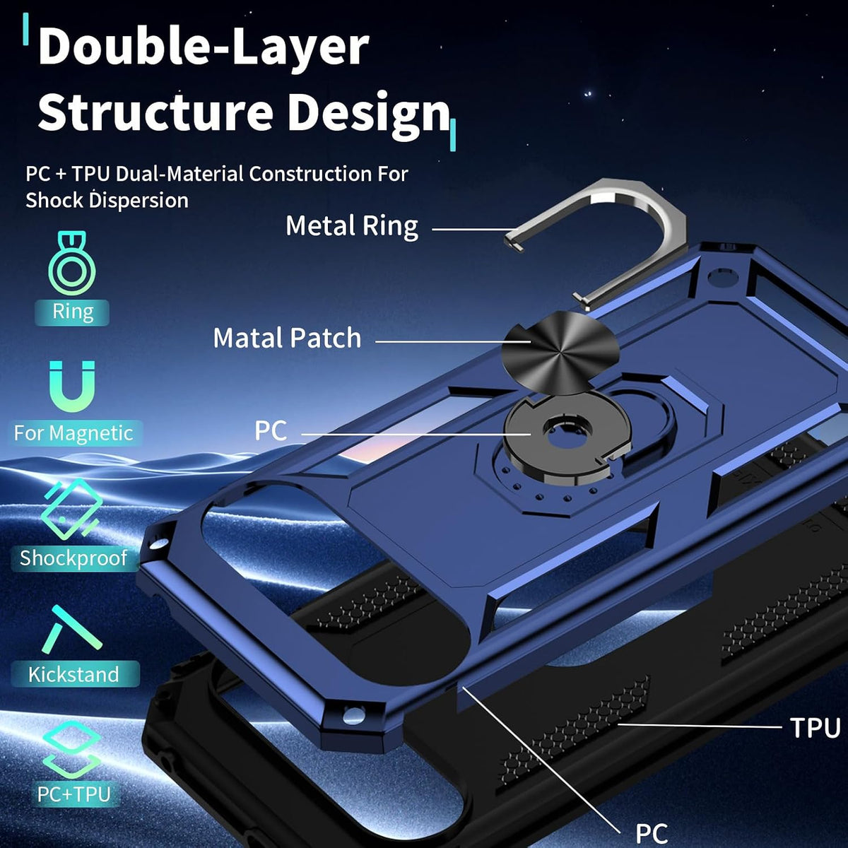 Military Grade Drop Phone case for Google Pixel 10/10 Pro with Screen