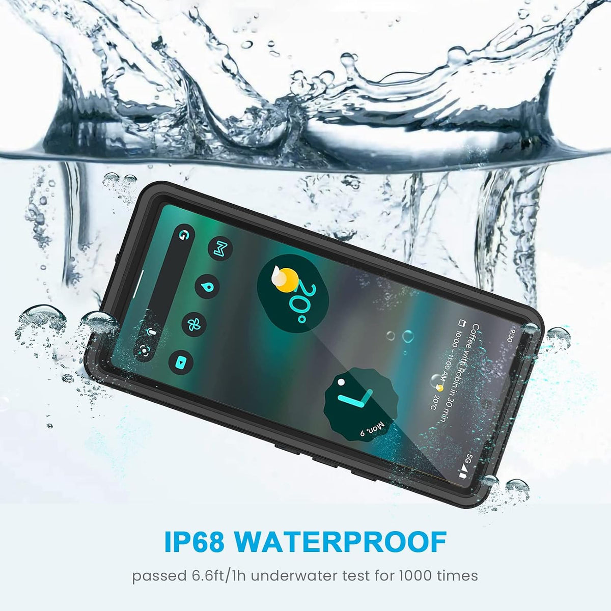 Waterproof and dustproof phone case for Google Pixel 6a