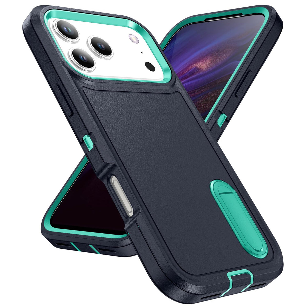 Shockproof Kickstand phone case for iPhone 17 Pro Max
